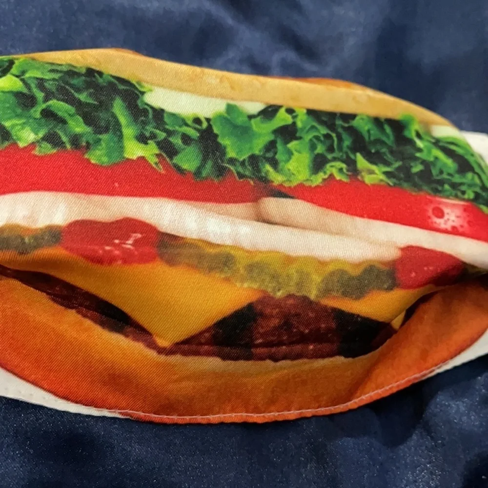 New hamburger face mask
